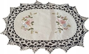 Horgolt Szalvéta 30x45 Bézs Dekorációs Asztalra