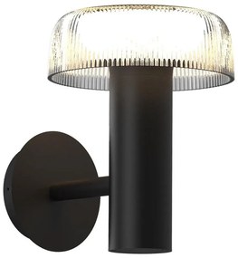 Zuma Line WT33111 - LED napelemes fali lámpa BLUET LED/2,5W/2000mAh IP44 fekete