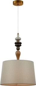 Italux klasszikus boho függeszték moren antik bronz lazac színű itxpnd-84678a-ab