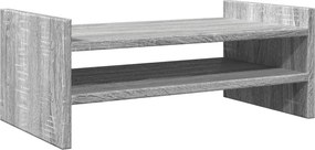 vidaXL szürke sonoma színű szerelt fa monitorállvány 50 x 27 x 20 cm