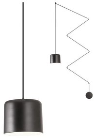 Redo 01-1822 - Csillár zsinóron DODO 1xE27/15W/230V pók fekete