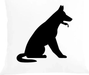 Párna párnahuzat nyomott mintás Német juhászkutya