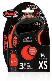 Flexi önbehúzó póráz Xtreme XS, 3 m, 15 kg,narancssárga