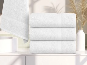 CLARYSSE ELEGANCE törölköző 60x110 cm fehér, 100% pamut