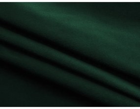 Zöld bársony kinyitható-tárolóhelyes (U alakú) sarokkanapé Kapua – Makamii