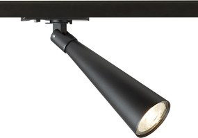 RENDL ALEXIS egyáramkörös sínre fekete 230V LED GU10 5W