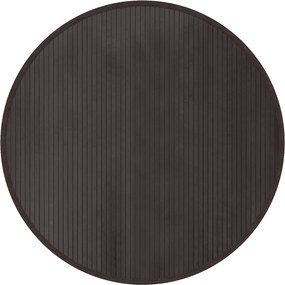 vidaXL kerek sötétbarna bambusz szőnyeg 100 cm