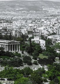 Poszter 29,7x42cm Kilátás Héphaisztosz templomára, Assaf Frank