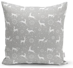 Snowflakes 4 db karácsonyi párnahuzat és asztali futó szett - Minimalist Cushion Covers