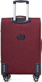 Piros textil kabinbőrönd „Navigator” - méret M