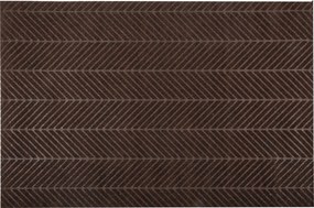 Lábtörlő Ajtó Alatt Nagy Cipő Átmeneti Textil Barna 80x120cm