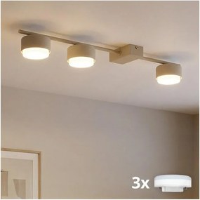 Brilagi - LED spotlámpa MONO 3xGX53/13W/230V bézs