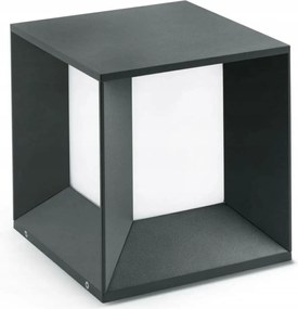 Led oszloplámpa Faro Mila, sötétszürke, IP65, 18W, 4000K, alumínium