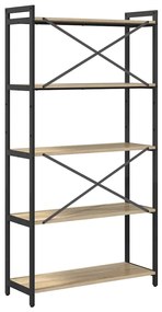 Könyvszekrény sonoma tölgy 80 x 30 x 153 cm Faanyag