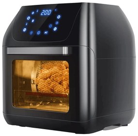 Aigostar B.V. Aigostar forrólevegős sütő 1400W/230V, 12 l, fekete B30202C3B