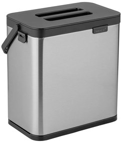 Matt ezüstszínű komposztálható hulladék gyűjtő 3 l Colin – Wenko