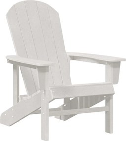 vidaXL Adirondack szék Fehér 82 x 74 x 92 cm HDPE