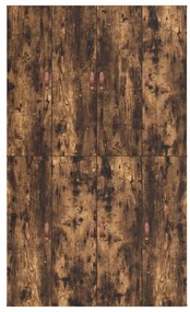 Tárolós Ágykeret Füstölt Tölgy 120x200 cm