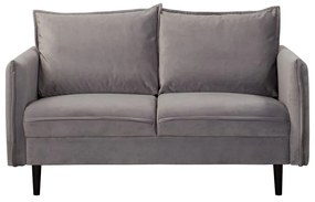 Szürke bársony kanapé 138 cm Juli – Ropez