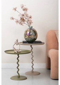 Fém kerek tárolóasztal ø 40 cm Zig Zag – Leitmotiv