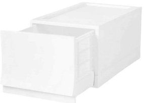 Wave Junior Snow moduláris tárolódoboz kerekeknélkül 43,4 x 27,2 x 22 cm, keskeny - 1 fiók