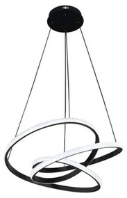 LED csillár kábelen, fényerőszabályozható, 90W (LED)/230V, 3000–6500K, Ø47 cm + távirányító