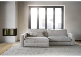 Krémszínű sarokkanapé (bal oldali) Duncan - Rowico