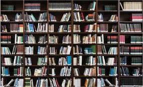 Könyv fotótapéta könyvtár könyvespolc Fliz 254x184