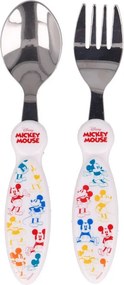 Disney Mickey Fun-Tastic fém evőeszköz készlet - 2 darabos