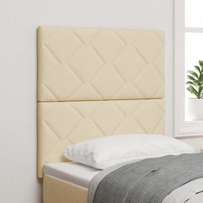 LED Fejvég Gyémánt Blokkok Dizájn Krém 80 cm Textil
