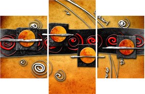Az absztrakció képe - Bolygók (90x60 cm)