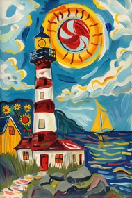 Poszter 40x60cm Élő kikötő