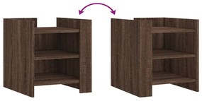 vidaXL barna tölgy színű szerelt fa éjjeliszekrény 45 x 50 x 50 cm