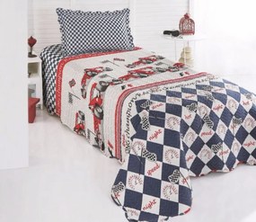 TiaHome Formula pamut ágytakaró - 140x220cm + 1ks 50x70cm