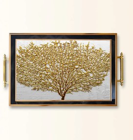 Üveg tálca, 38×24 cm – TPA9943