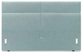 Türkiz kárpitozott franciaágy ágyráccsal 180x200 cm Elyna – Bobochic Paris