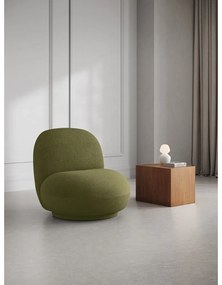 Zöld buklé fotel Chuck – Micadoni Home