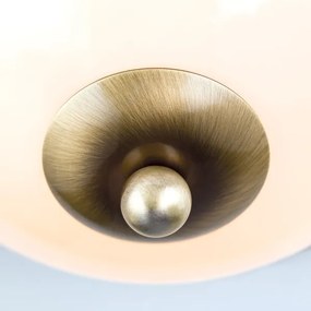 Orion DL 7-675/27-Mennyezeti lámpa AUSTRIAN OLD LAMP 2xE27/60W/230V bronz/bézs