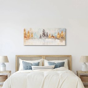 Kép - Akvarell erdő (120x50 cm)