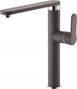 Konyhai Csaptelep Mosogatóhoz Magas Csokoládé Moderno Sottile