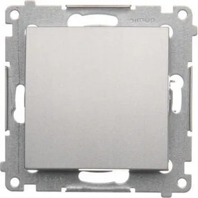 Simon 54 Egyszeres Lépcsőházi Kapcsoló Piktogram Nélkül, Ezüst Matt DW6.01/X/43