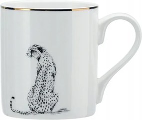 Porcelán Bögre Mikasa Gepárd aranyozással! 280 ml