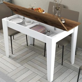 Étkező asztal Kiev 511 - Walnut, White