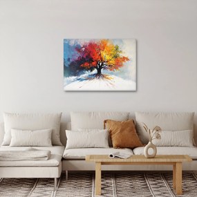 Kép - Színes fa (70x50 cm)
