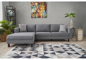 Sarokkanapé Kale Linen Balos - Szürke