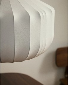 Fehér mennyezeti lámpa textil búrával ø 51 cm Somar – Kave Home