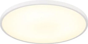 Globo 41566-32W Mennyezeti lámpa, matt fehér műanyag, felfelé is világít "háttérvilágítás", ø: 400mm, M: 40mm, tartozék: LED 32W 230V, 3250lm forrás, 1300lm kimenet, 4000K