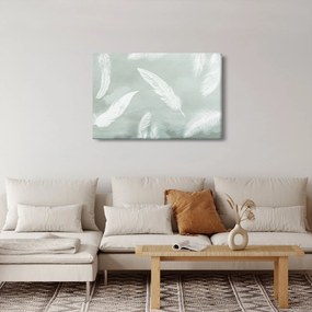 Kép - Fehér tollak (90x60 cm)
