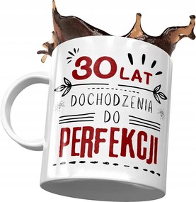 Születésnapi bögre 30 30-es 30-as Tökéletes Ajándék Nyomtatott Fotóval