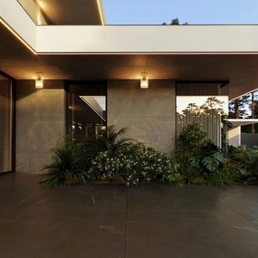 Argon 8774 - Kültéri mennyezeti lámpa NORFOLK 1xE27/15W/230V IP44 arany